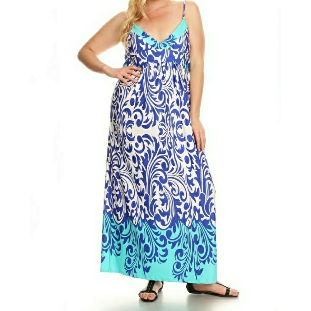 Plus Size Spaghetti Strap Dress